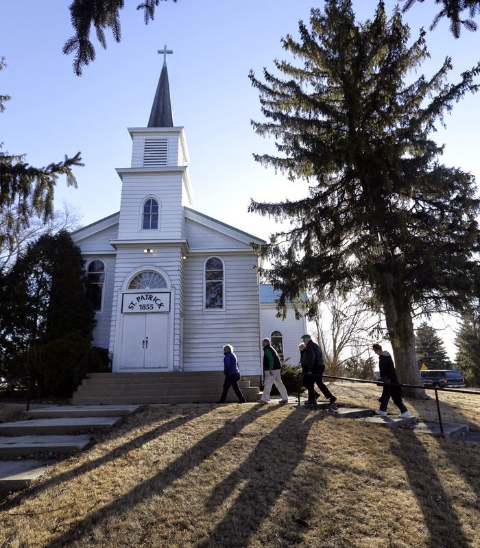 The Badger Catholic Hartford area church opens for Mass once a year on